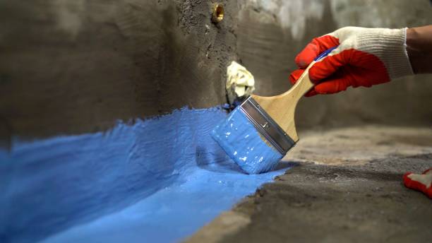 Commercial Basement Waterproofing project at a Midway, KY business property by SJ Waterproofing Pros